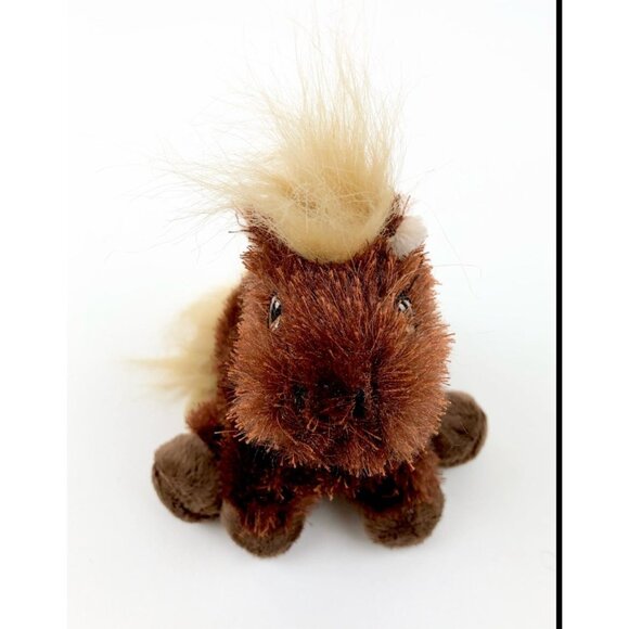 Webkinz Brown Fuzzy Horse Farm Stuffed Animal Plush Soft Toy Pet Ganz No Code - Picture 2 of 11